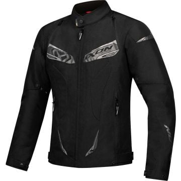 Ixon Caliber Black Waterproof Textile Motorcycle Jacket