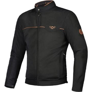 Ixon Cornet Black Brown Textile Motorcycle Jacket