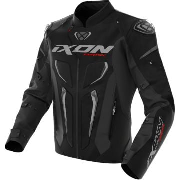 Ixon Cortex Black Grey Waterproof Textile Motorcycle Jacket