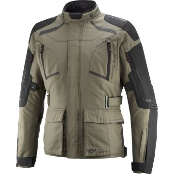Ixon Midgard Khaki Black Waterproof Textile Motorcycle Jacket