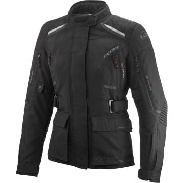 Ixon Midgard Lady Noir Imperméable Blouson Moto Textile