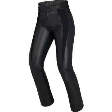 IXS Aberdeen Ladies Black Leather Motorcycle Pants