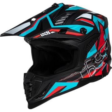 IXS iXS363 2.0 Black Turquoise Motocross Helmet