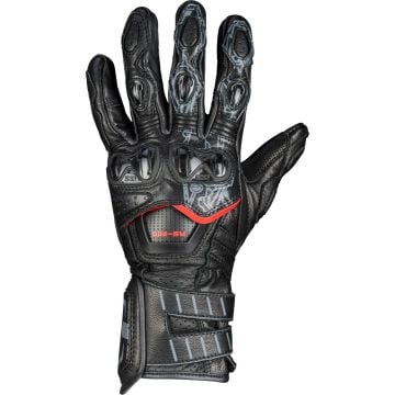 IXS RS-200 3.0 Ladies Black Red Motorcycle Gloves