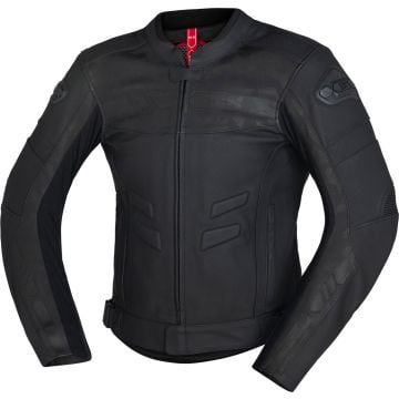 IXS RS-600 2.0 Black Leather Motorcycle Jacket