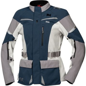 IXS Venture-STX 1.0 Waterproof Ladies Blue Grey Textile Motorcycle Jacket