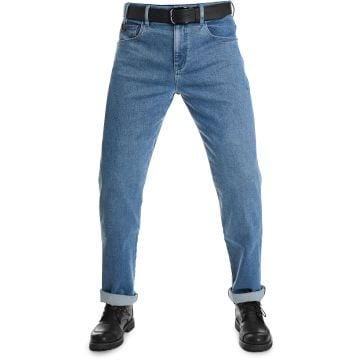 Pando Moto James Regular Blue Motorcycle Jeans