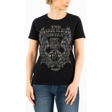 ROKKER Wings Classic Lady Black T-Shirt