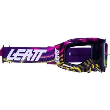 Leatt Velocity 5.5 Zebra Purple Motocross Goggles