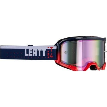Leatt Velocity 4.5 Blue Pink Motocross Goggles