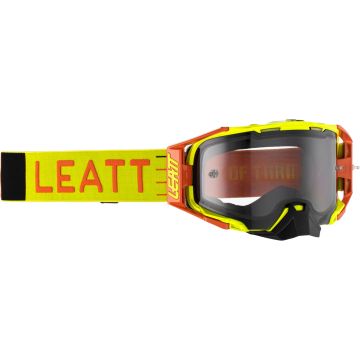 Leatt Velocity 6.5 Light Yellow Orange Motocross Goggles