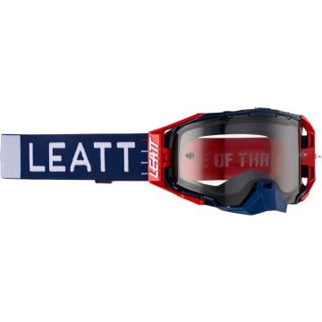 Leatt Velocity 6.5 Light Blue Red Motocross Goggles