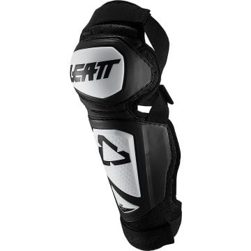 Leatt 3.0 EXT Black White Knee and Shin Protectors