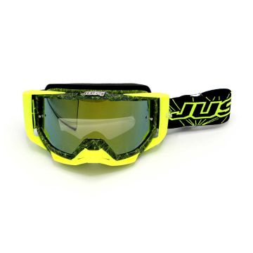 Just1 Iris Goggles Lines Fluo Yellow
