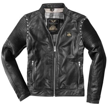 Black-Cafe London Milano 2.0 Black Leather Jacket
