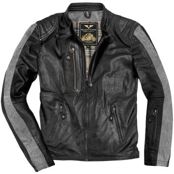 Black-Cafe London Vintage Black Leather Jacket