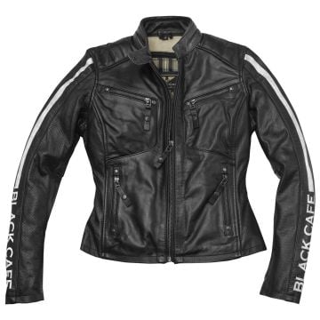 Black-Cafe London Toronto Ladies Black Leather Jacket