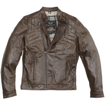 Black-Cafe London Philadelphia Brown Leather Jacket