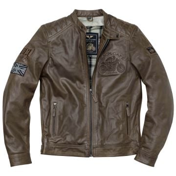 Black-Cafe London Bangkok Brown Leather Jacket