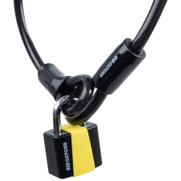 Oxford Loop Lock10 Cable with Padlock