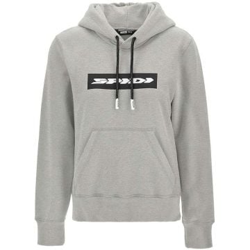 Spidi Logo 2 Hoodie Melange Grey Lady
