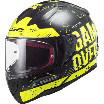 LS2 FF353 Rapid Player H-V Yellow Black Full Face Helmet