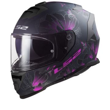 LS2 FF800 Storm II Burst Matt Black Pink Full Face Helmet