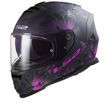 LS2 FF800 STORM II Burst Matt Black Pink-06 Full Face Helmet