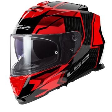 LS2 FF800 Storm II Tracker Black Red Full Face Helmet
