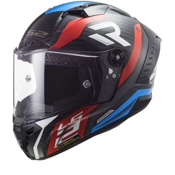 LS2 FF805 Thunder C Supra Rouge Bleu 06 Casque Intégral