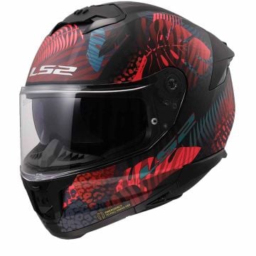 LS2 FF808 Stream II Jungle Matt Black Pink Blue Full Face Helmet