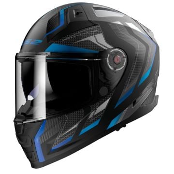 LS2 FF811 Vector II Alizer Matt Black Blue Full Face Helmet