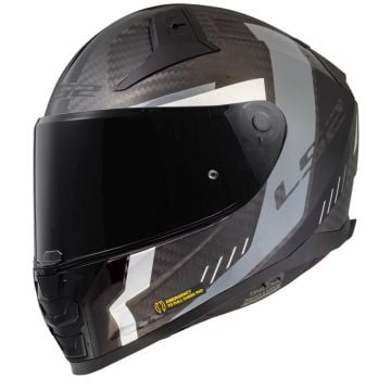 LS2 FF811 Vector II Carbon Grid Matt Black Grey Full Face Helmet