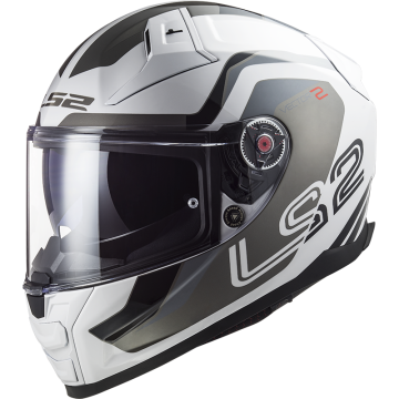 LS2 Ff811 Vector II Metric White Titan.Silver Full Face Helmet