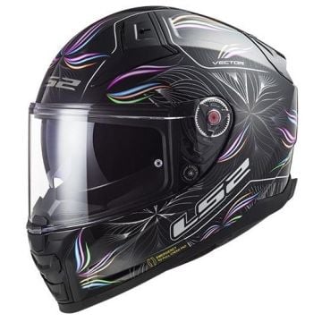 LS2 Ff811 Vector II Tropical Black White Full Face Helmet