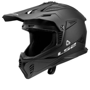 LS2 MX708 Fast II Solid Matt Black Offroad Helmet