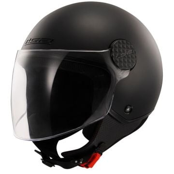 LS2 OF558 Sphere Lux II Solid Matt Black Jet Helmet