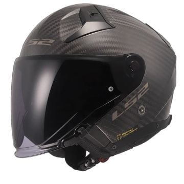 LS2 OF603 Infinity II Brillant Carbon Casque Jet