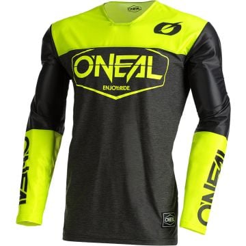 O'NEAL Mayhem Hexx V.22 Black Yellow Motocross Jersey
