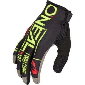 O'NEAL Mayhem Nanofront Attack Black Yellow Motocross Gloves