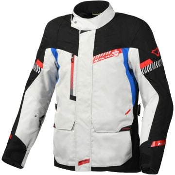 Macna Aspire WP Black Grey Waterproof Textile Jacket