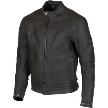 Merlin Gable II Black Waterproof Leather Jacket