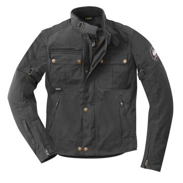 Merlin Barton II Black Waxed Motorcycle Jacket