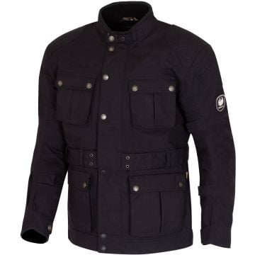 Merlin Burslem Eco Laminated Black Textile Motorcycle Jacket