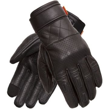 Merlin Clanstone D3O Heritage Black Motorcycle Gloves