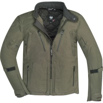 Merlin Exile D3O Explorer Dark Khaki Textile Motorcycle Jacket