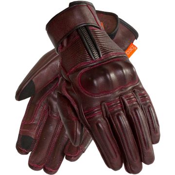 Merlin Glory D3O Heritage Red Motorcycle Gloves