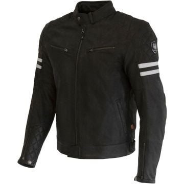 Merlin Hixon II D3O Black Leather Motorcycle Jacket
