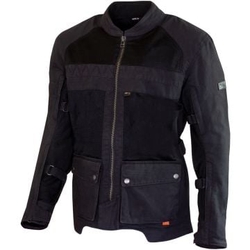 Merlin Mahala D3O Raid Explorer Black Textile Motorcycle Jacket