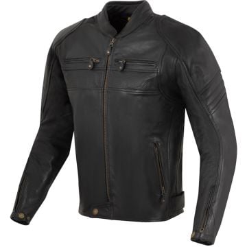 Merlin Odell Black Leather Motorcycle Jacket